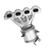 Exhaust Manifold Catalytic Converter (EPA Compliant) - Part # EMCC774843