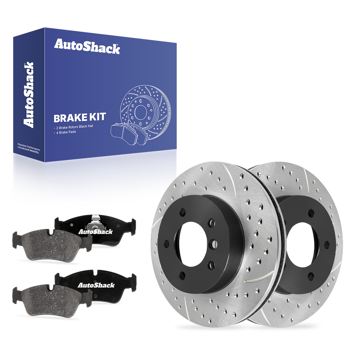 Auto Shack Front Ceramic Brake Pad Kit for BMW Z4 325Ci Z3 318ti 320i