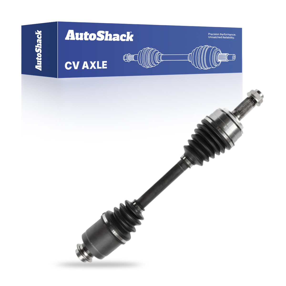 Front New CV Axle Shaft Assembly Neoprene Boots Passenger Side