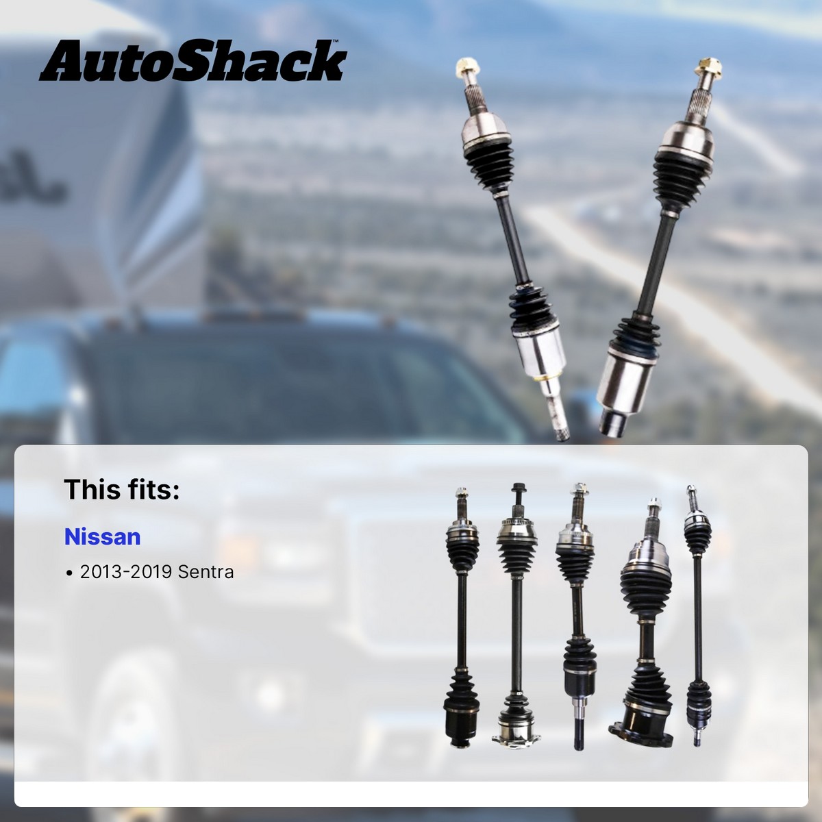 sac 様 DSK1483 - Front New CV Axle Shaft Assembly Driver Side