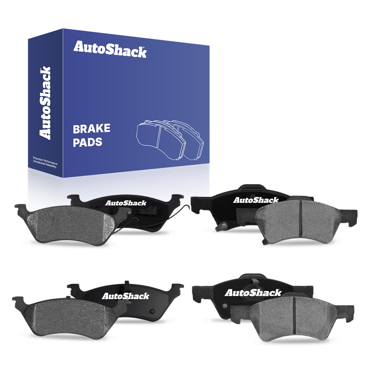 Front and Rear Ceramic Brake Pads Kit | SCD857-858 | AutoShack