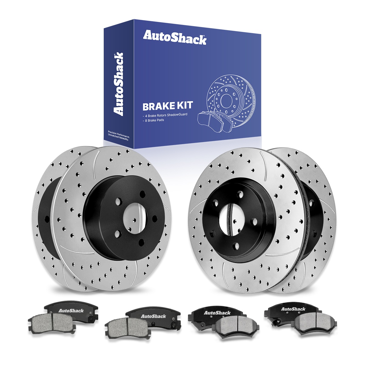 AutoShack Brake Rotors & Pads Kit for 2000-05 Chevy Impala, Monte Carlo, 98-99 Oldsmobile AutoShack Brake Rotors & Pads Kit for 2000-05 Chevy Impala, Monte Carlo, 98-99 Oldsmobile