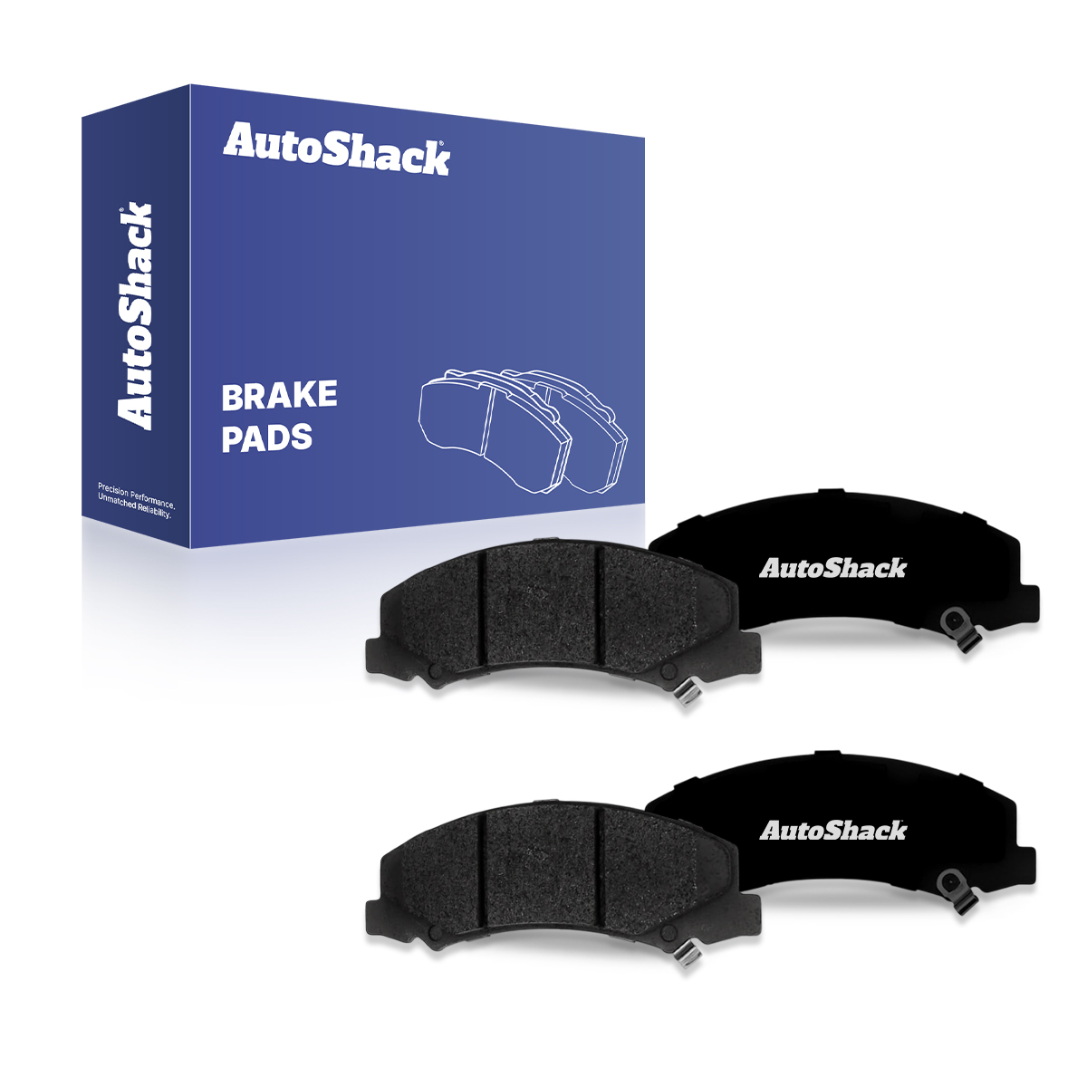 thumbnail image 2 of Front Ceramic Disc Brake Pads (4-Piece Set) For Buick Allure/LaCrosse, Cadillac DTS, Chevy Impala Limited & More - With Hardware, 10-Yr Warranty 2 of 5