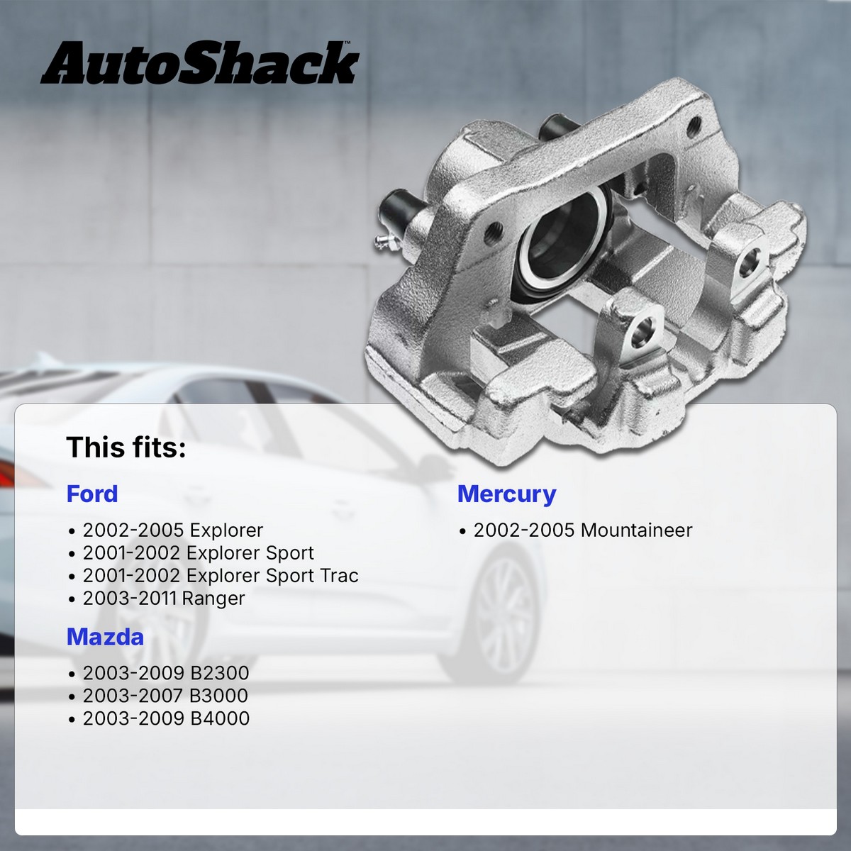 BC2734PR - Front Brake Calipers - Driver & Passenger Side