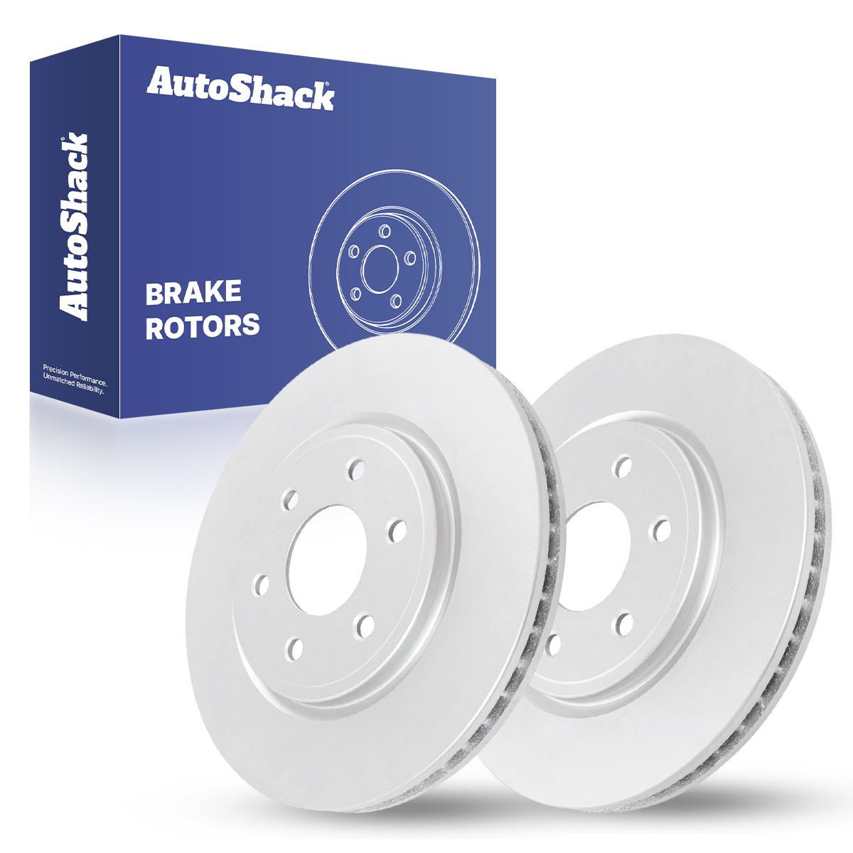 CR41414PR - Front ArmorStop Coated Brake Rotors Set of 2 Driver