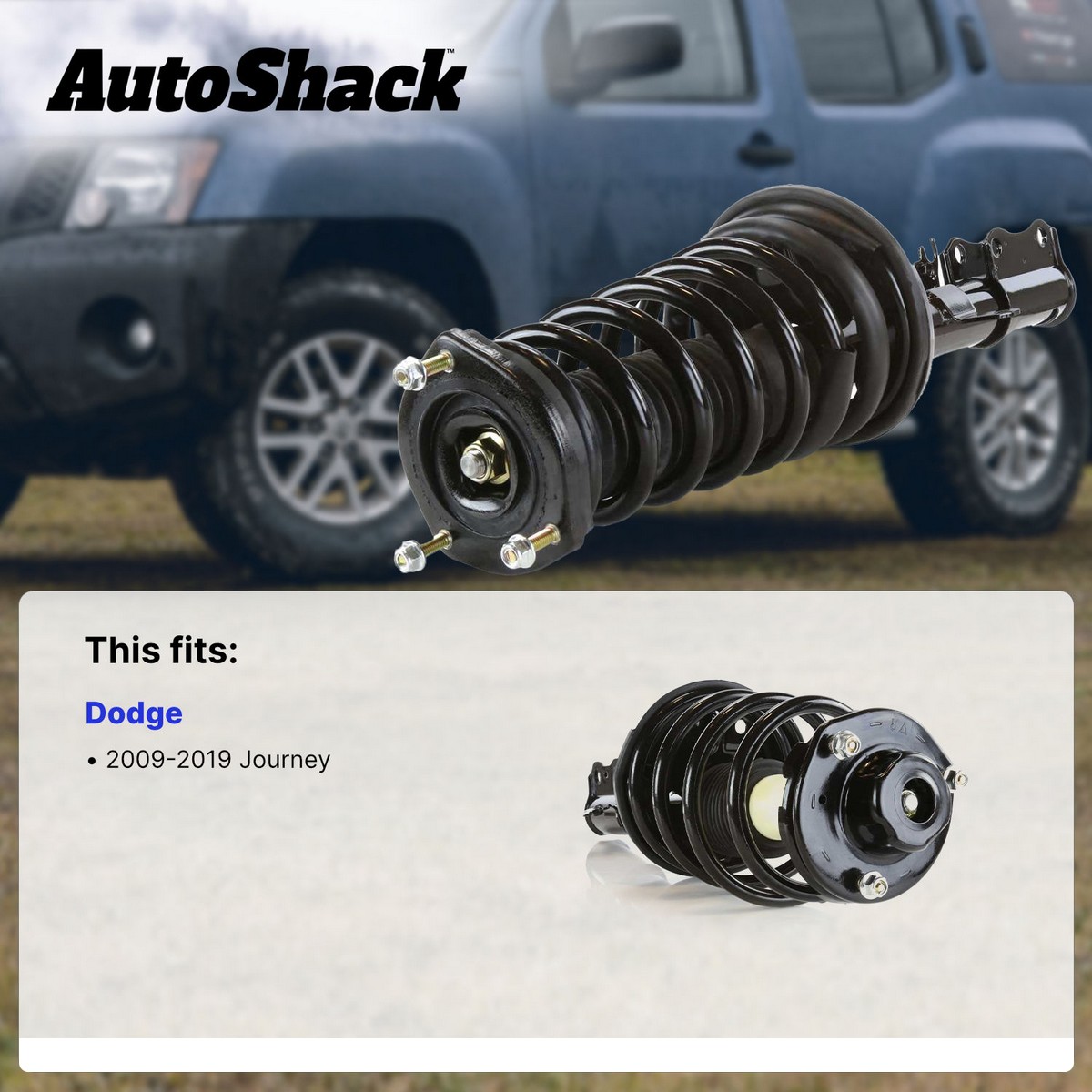 Front Complete Strut and Coil Spring Passenger Side