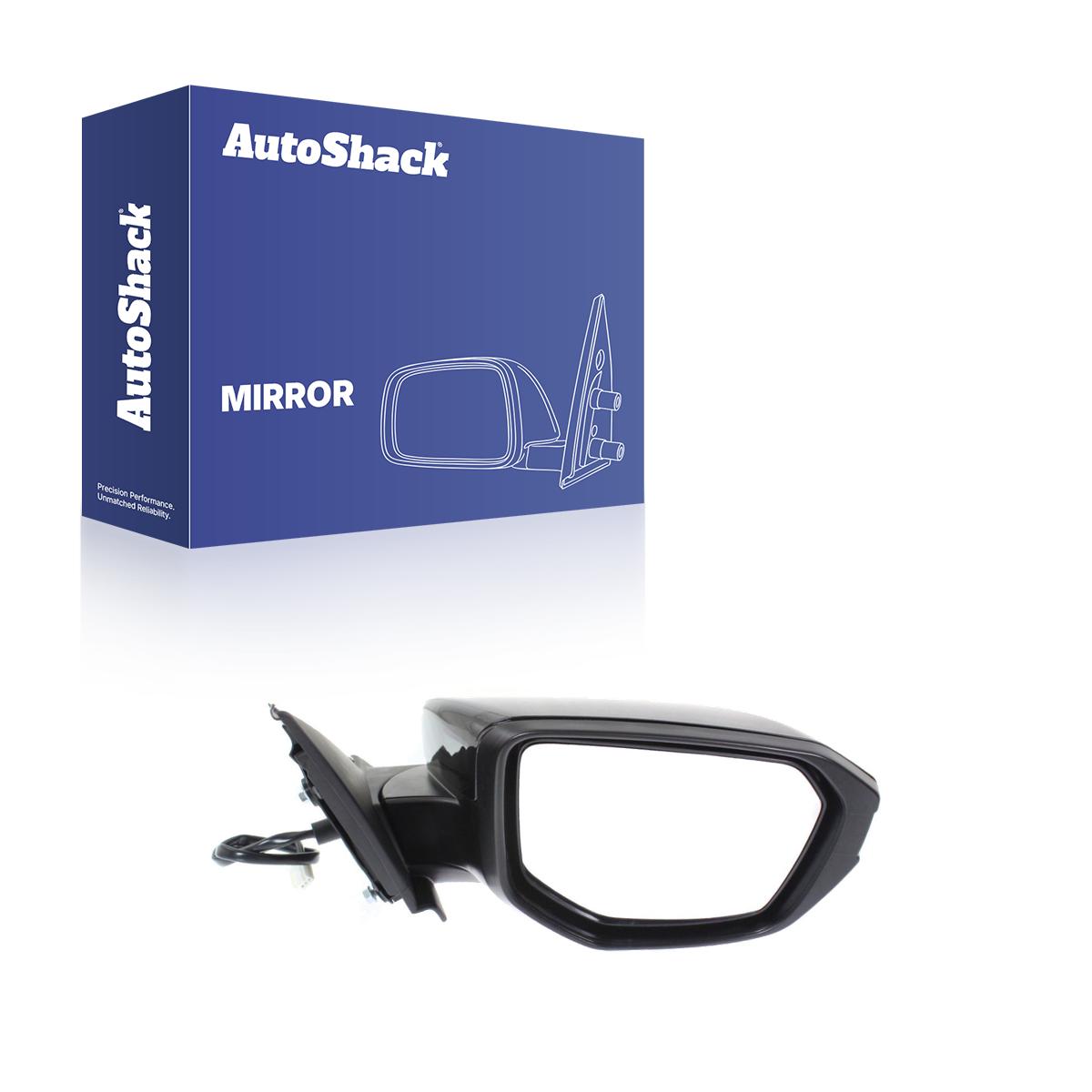 ひろし Passenger Mirror Power Non-Heated Textured Black Manual Folding