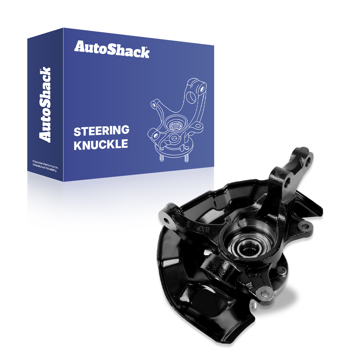 Front Steering Knuckle and Wheel Bearing Hub Assembly Driver Side