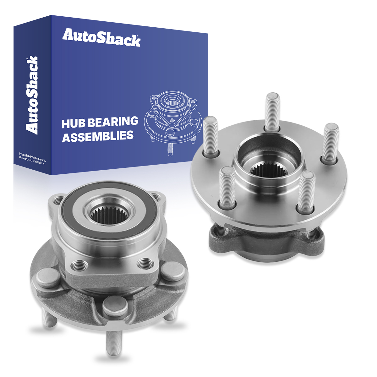 HB613415PR - Front Wheel Hub Bearing Assemblies Left & Right with ABS
